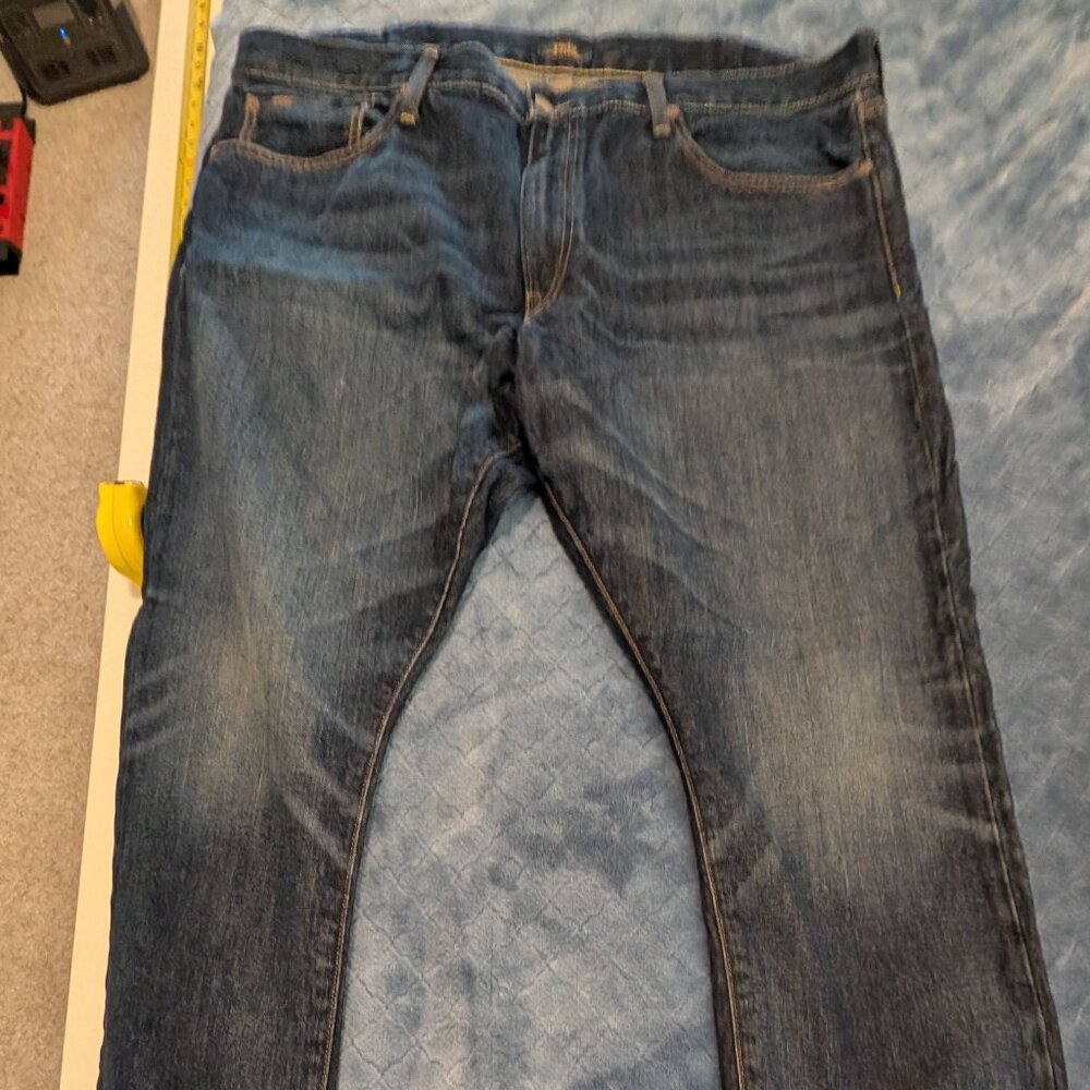 Polo Ralph Lauren Varick Slim Straight Jeans - 40x30 - Dark Indigo Blue